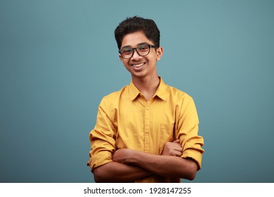 Portrait of a happy young boy of Indian origin