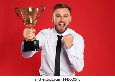 20,248 Business Man Winning Trophy Images, Stock Photos & Vectors ...