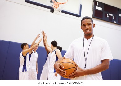 Portrait Of High School Basketball Coach