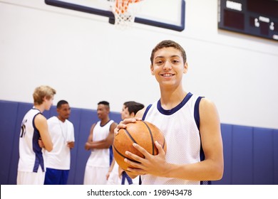 Portrait Of High School Basketball Player