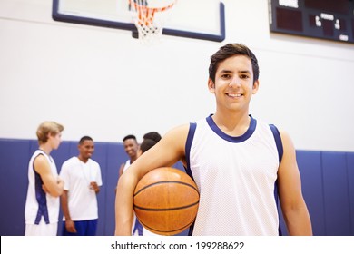 Portrait Of High School Basketball Player