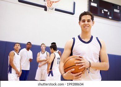 Portrait Of High School Basketball Player