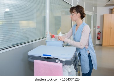 Portrait Of A Hospital Cleaner