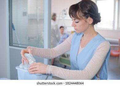 Portrait Of A Hospital Cleaner