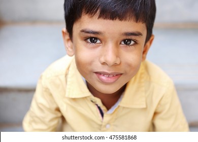 Portrait Of Indian Little Boy