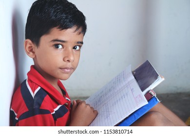 Portrait Indian Little Boy Posing Camera Stock Photo 1153810714 ...