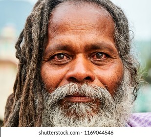 Portrait Indian Man Beard Dreadlocks India Stock Photo 1169044546 ...