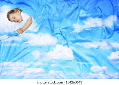 1,963 Baby Sleeping On Cloud Stock Photos, Images & Photography ...