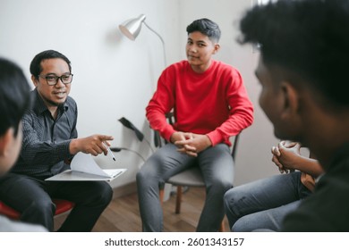 Portrait Of Interactive Session Between Teacher And Student At The Classroom