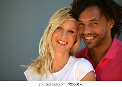 Portrait Of An Interracial Couple