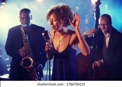 Portrait der Jazz-Band auf Stage