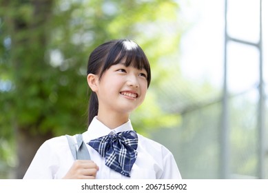 Portrait Of Junior High School Student