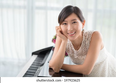 Portrait Of Korean Teacher Of Piano