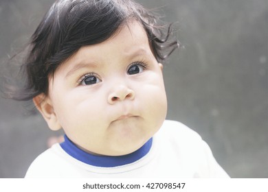 Portrait Of Latin Baby Boy