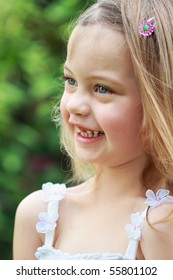 Portrait Laughing Little Girl Sunlight Stock Photo 55801102 | Shutterstock