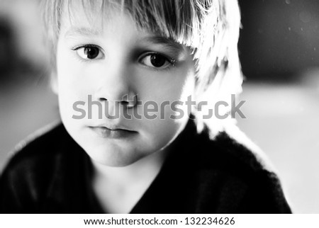 Thoughtful Boy (child) Ask