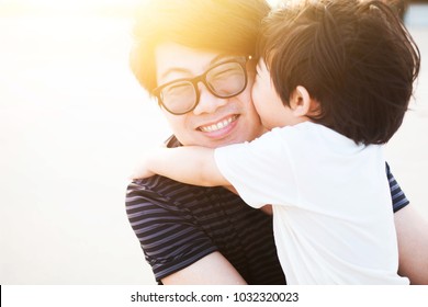 Kissing Cheek Images Stock Photos Vectors Shutterstock