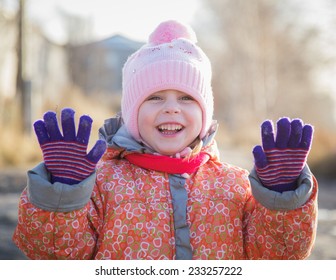 childrens scarf and gloves