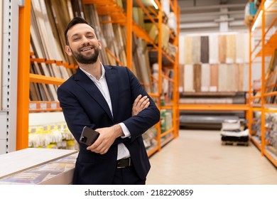 Portrait Of Lumber Hardware Store Manager