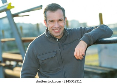 Portrait Of Male Engineer Outside Factory