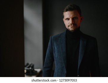 male model turtleneck