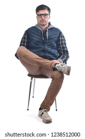 1,898 Man sitting on chair legs crossed Stock Photos, Images ...