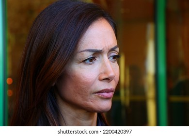 Portrait Of Mara Carfagna, Italian Minister Of The South And Of Territorial Cohesion. Taranto, Puglia, Italy. 11.09.2022