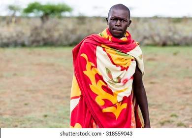 Portrait Of Massai Man