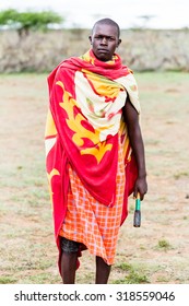 Portrait Of Massai Man