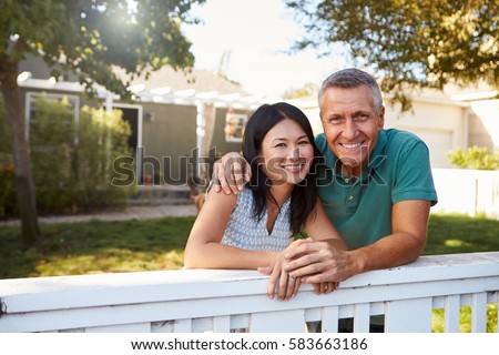 Similar – Image, Stock Photo Over fence Front garden