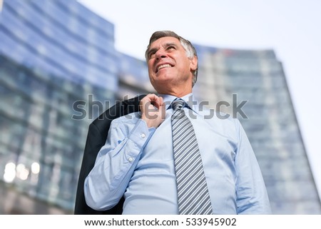 Portrait of a mature successful businessman