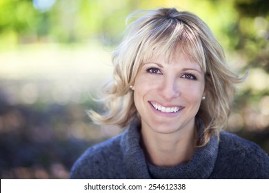 Portrait Of A Mature Woman Smiling