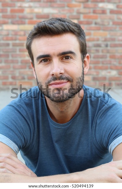 Portrait Most Handsome Man Entire World Stock Photo (Edit Now) 520494139