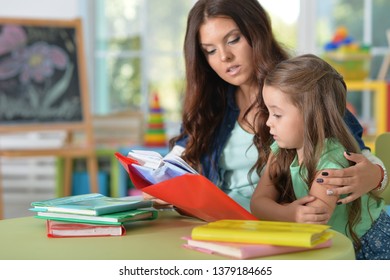 Mother Daughter Reading Books Stock Photo (Edit Now) 626076122