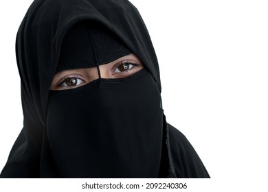 Portrait Muslim Little Girl Beautiful Eyes Stock Photo (Edit Now ...