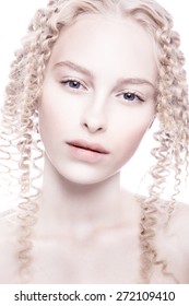 Portrait Of Mysterious Albino Woman