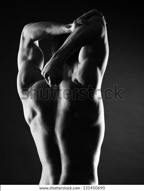 Naked athlete pics Portrait Naked Athlete Strong Body Stock Photo Edit Now 131450690