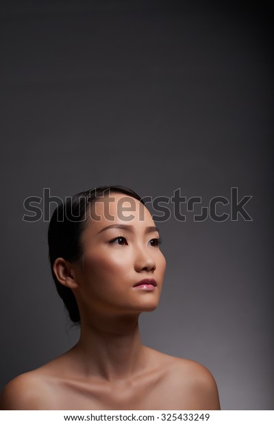 Portrait Naked Beautiful Chinese Woman Flawless Stockfoto Shutterstock
