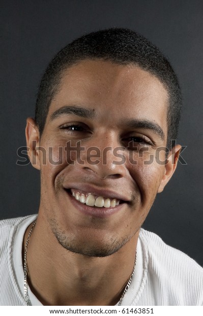 Portrait Native American Man On Black Stock Photo (Edit 