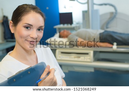 portrait of nurse woman looking at camera