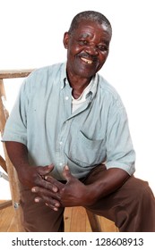 Portrait of an old african man