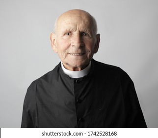 Portrait Of A Old Priest