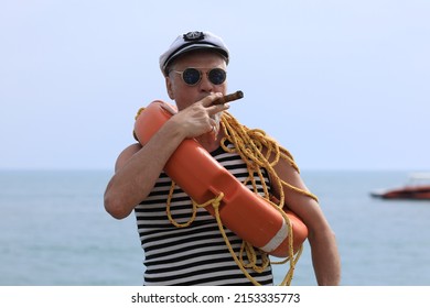 Portrait Of An Old Sea Captain