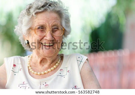 Portrait of a old woman