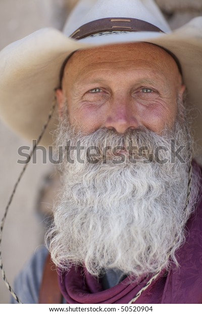 Portrait Older Man Long White Beard Stock Photo 50520904 | Shutterstock