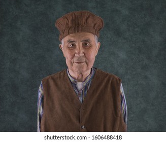 Portrait Of Pakistani Old Man