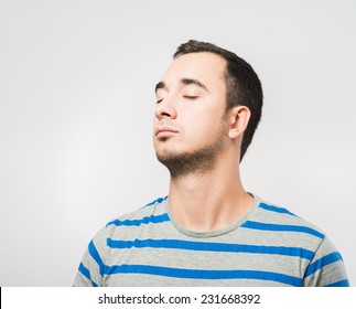 Portrait Person Closed Eyes Stock Photo 231668392 | Shutterstock