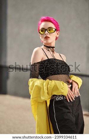 Similar – Young girl posing indoor