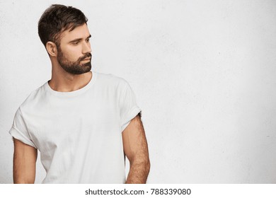 Portrait Pleasant Looking Attractive Male Dressed Stock Photo 788339080 ...