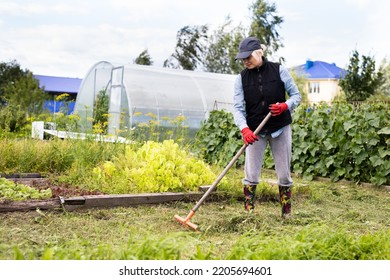 Portrait Of Pretty Young Farmer Woman Outdoor